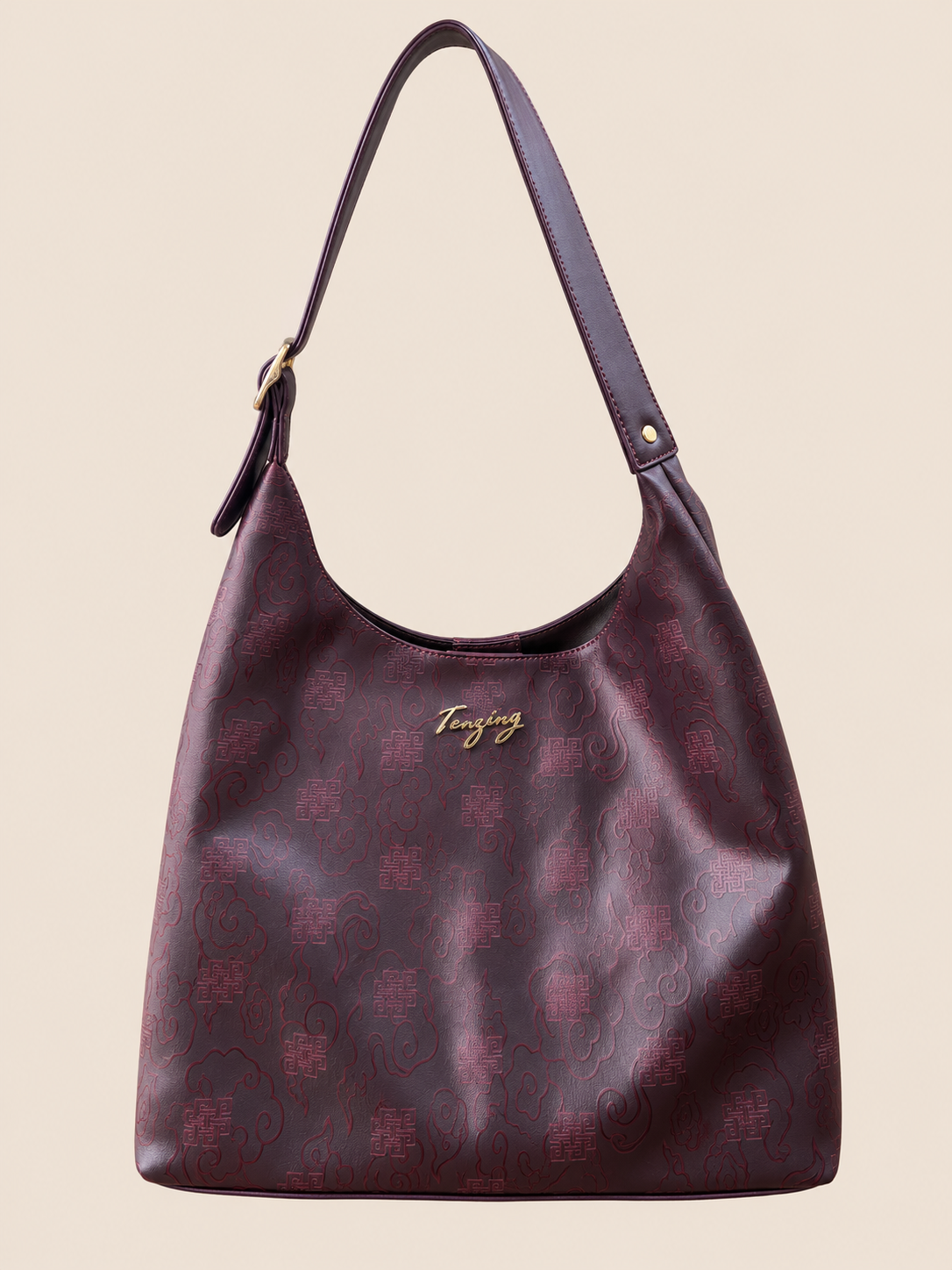 Tenzing printed hobo bag
