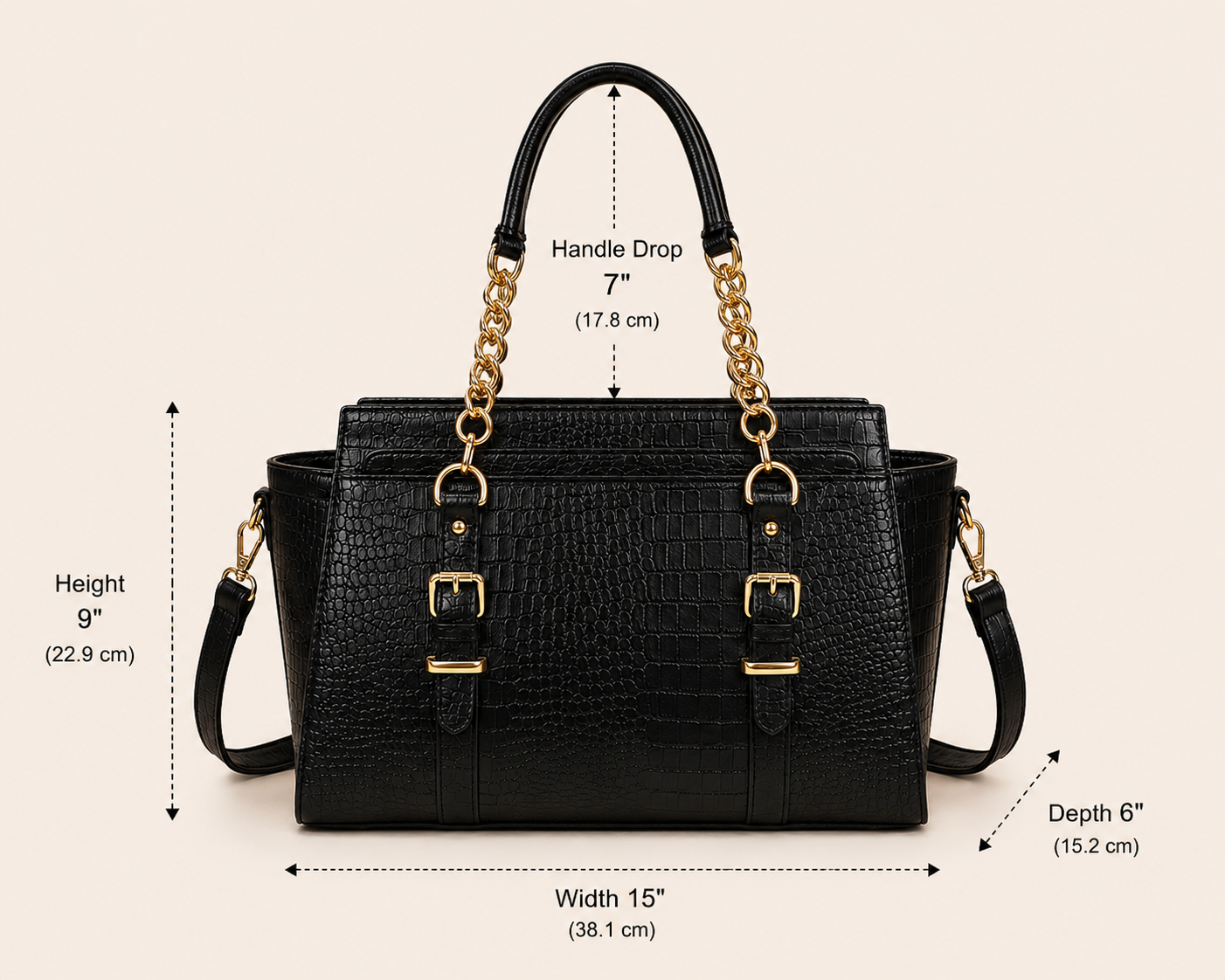 Tenzing Designer chain Tote