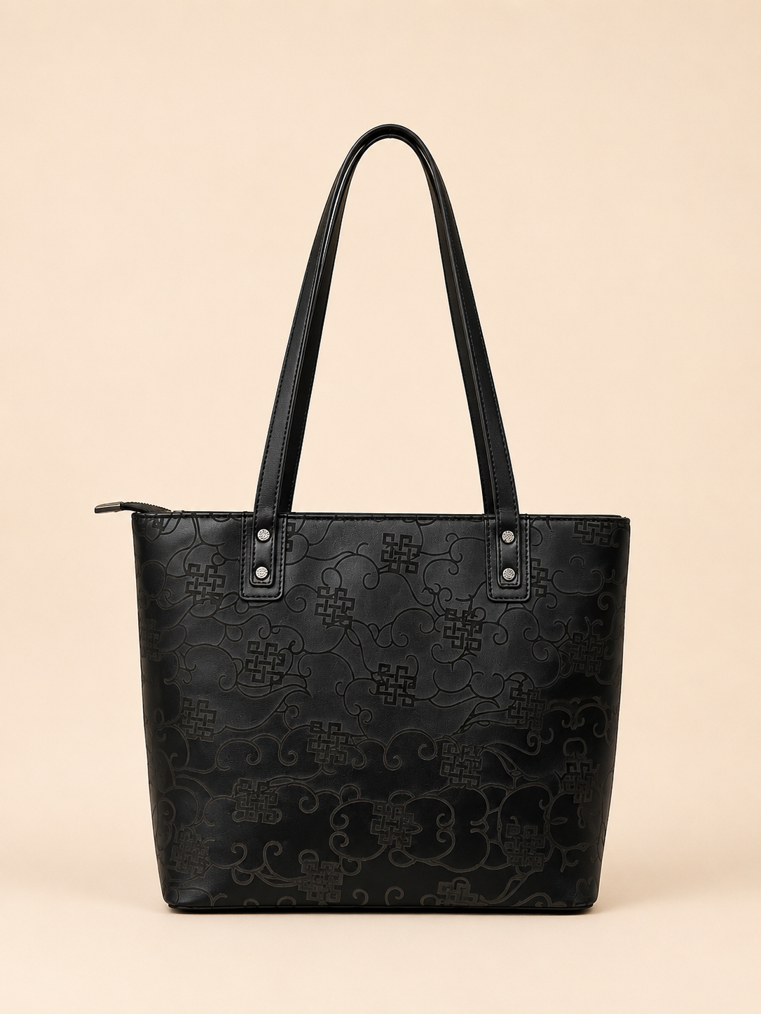 Tenzing embossed tote bag