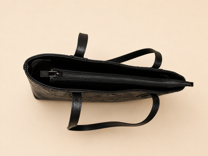 Tenzing embossed tote bag