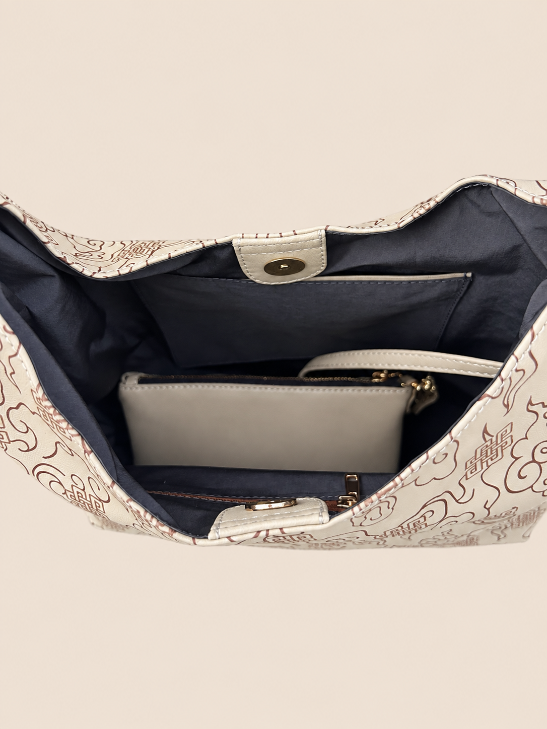 Tenzing printed hobo bag